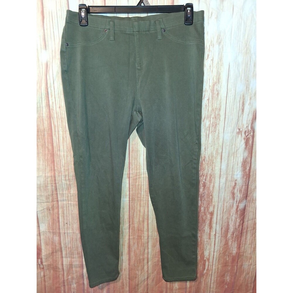 Terra & Sky Olive Taper Pull-on Pants Sz 0X